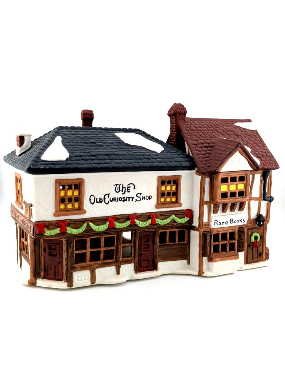 Dept 56 Dicken's Village Series Old Curiosity Shop 5905-6 Hand-Painted Lightable
